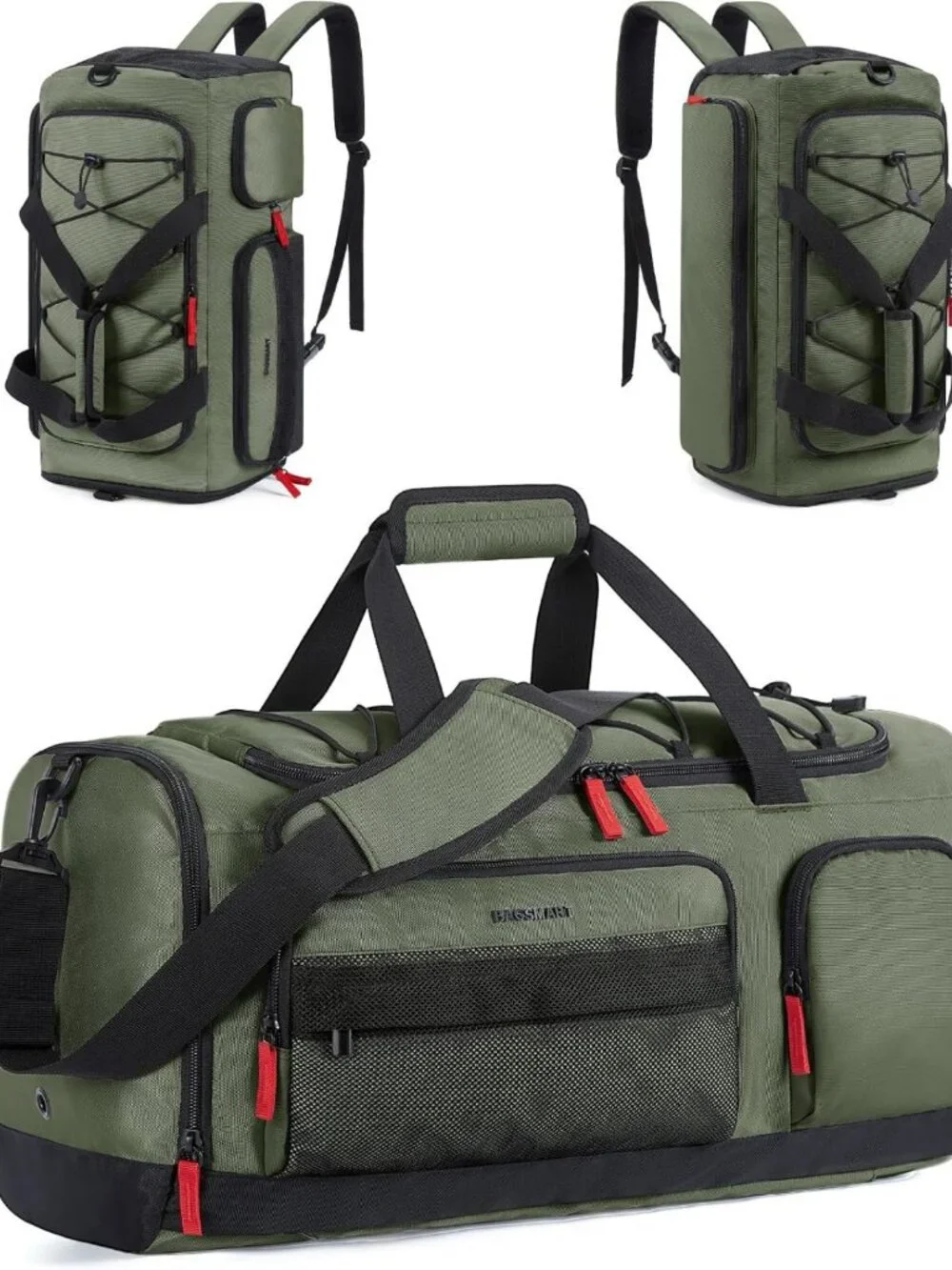 Versatile Gym Bag for Men | Athletic Sports Backpack & Travel Duffel for Hiking